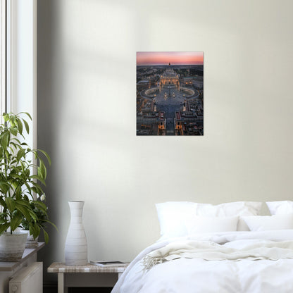 Rome Vatican Crépuscule Poster
