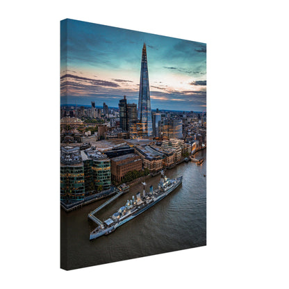 Lienzo de acorazado de Londres