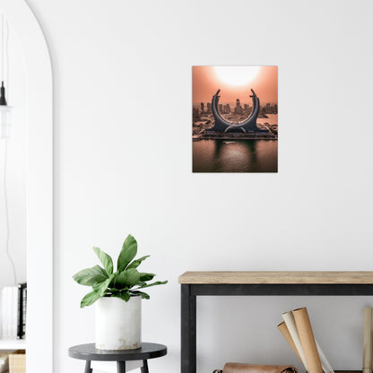 Qatar Katara Towers II Poster