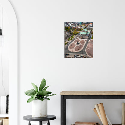 Toile Semperoper II de Dresde