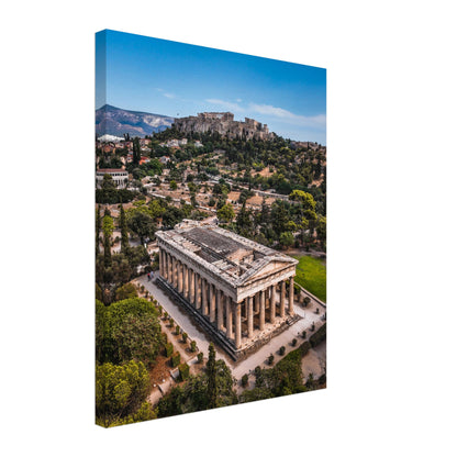 Greece, Athens, Temple of Hephaestus Canvas