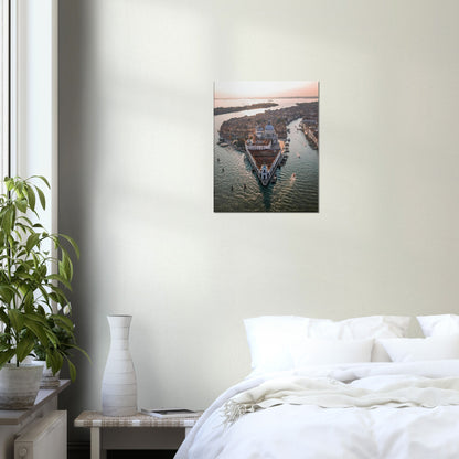 Venice Basilica di Santa Maria della Salute Sunset Canvas