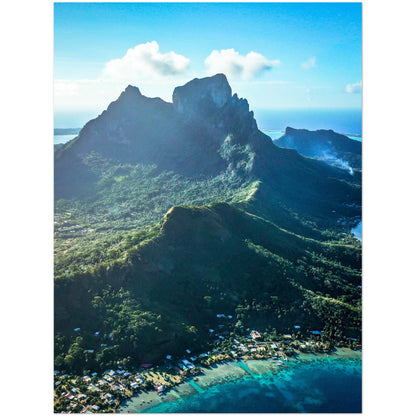 Montaña Bora Bora Póster