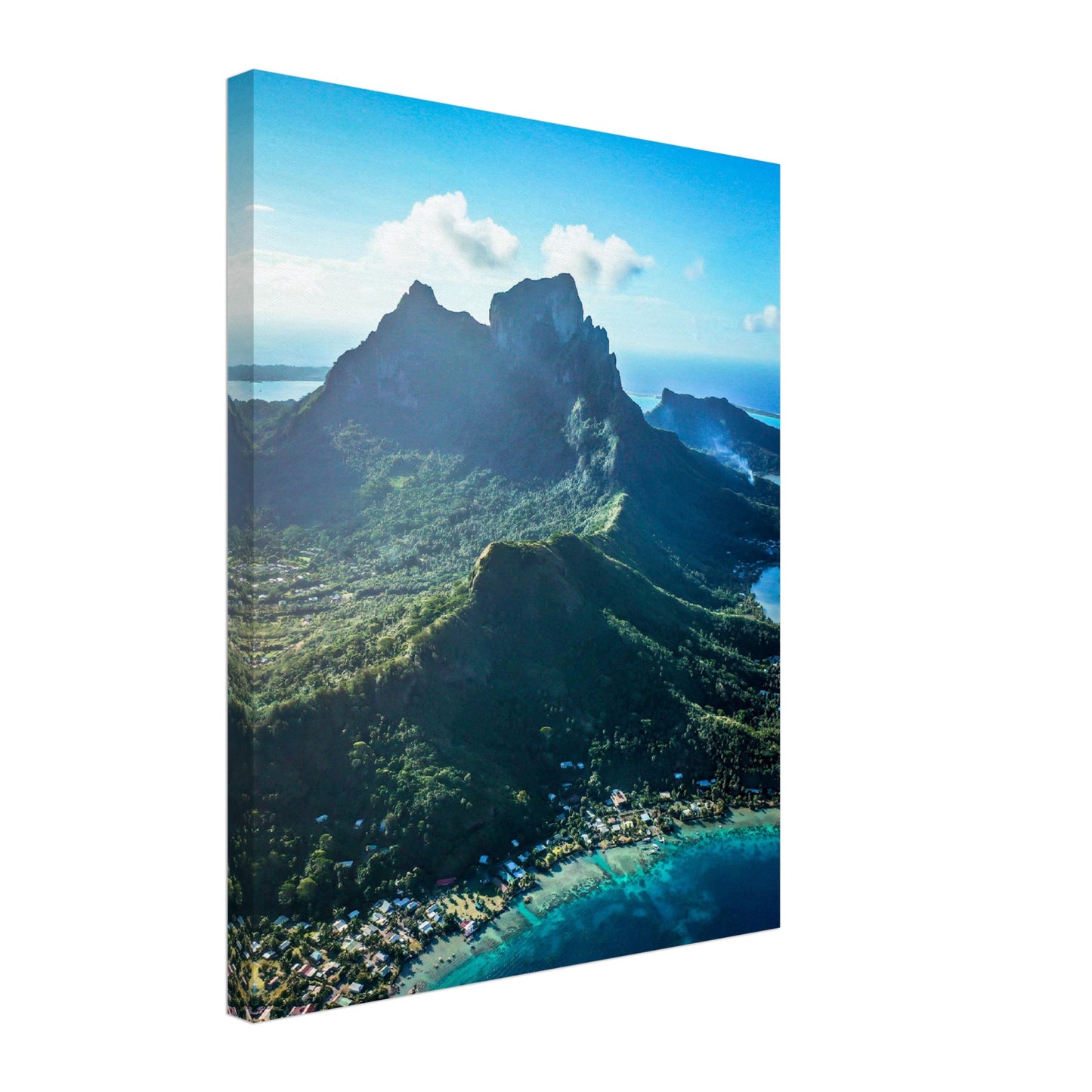 Bora Bora Mountain Canvas