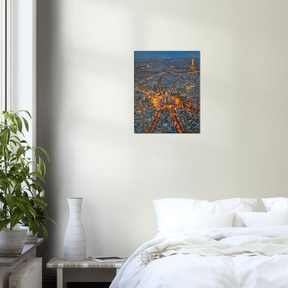 Paris Arc de Triomphe Lights Canvas