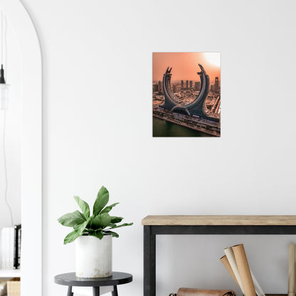 Qatar Katara Towers Poster