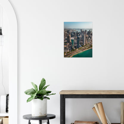 Qatar West Bay Poster