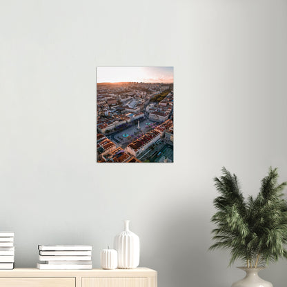 Lisbon The Rossio Poster