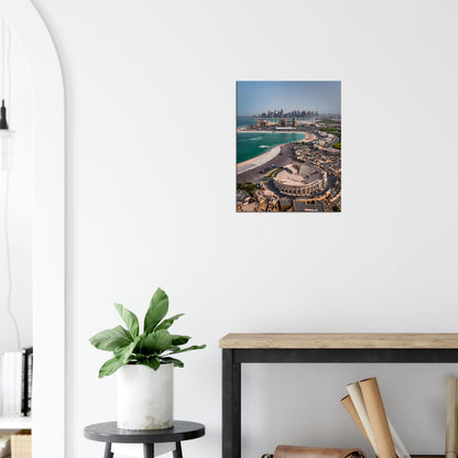 Qatar Cultural Village Canvas