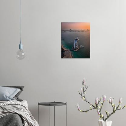 Tableau Coucher de Soleil Burj Al Arab Dubaï