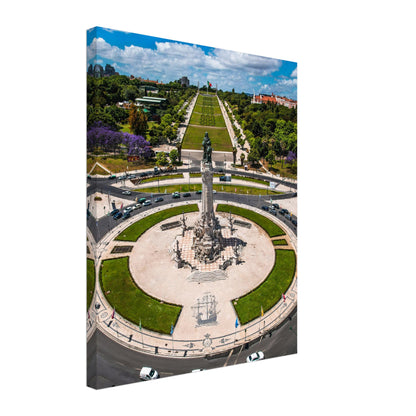 Lisbon Praça do Marquês de Pombal Canvas