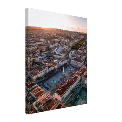 Lisbon The Rossio Canvas