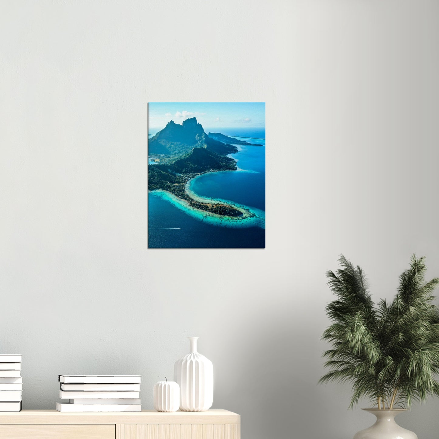 Bora Bora Mountain II Canvas