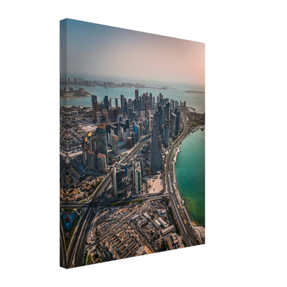 Qatar West Bay III Canvas