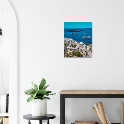 Greece, Santorini Thira Canvas