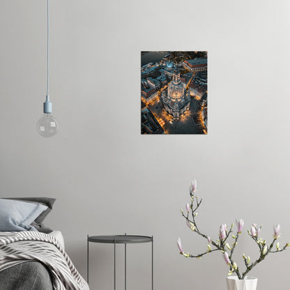 Dresden Frauenkirche Night Canvas