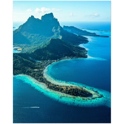 Montaña Bora Bora II Póster