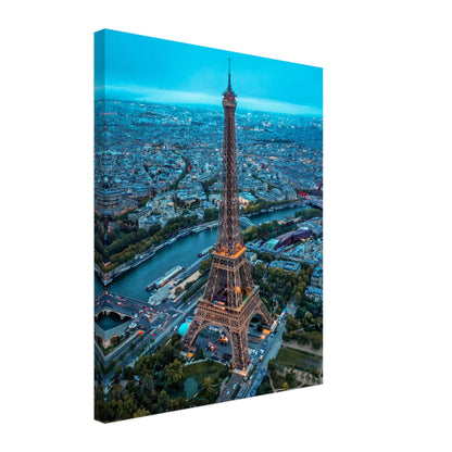 Paris Eiffeltower Light Canvas