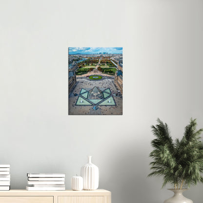 Paris Louvre Canvas