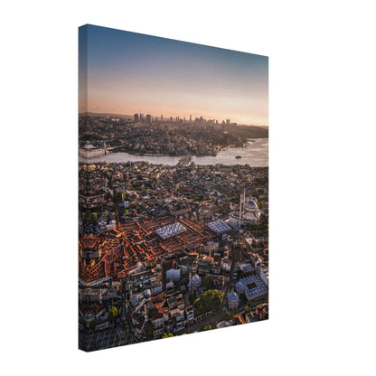 Tableau coucher de soleil Istanbul