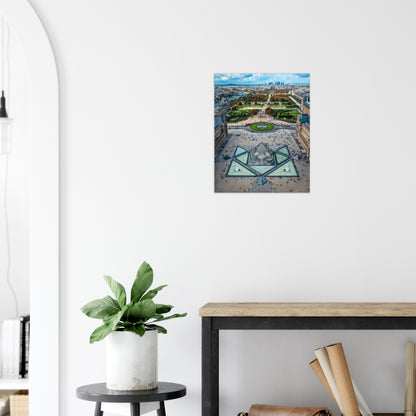Paris Louvre Poster