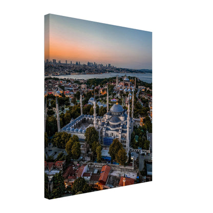 Istanbul Blue Mosque Sunset Canvas