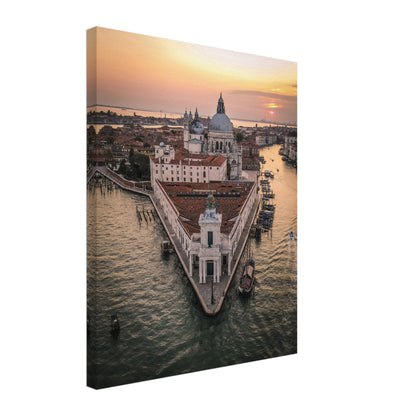 Venice Basilica di Santa Maria della Salute Sunset II Canvas