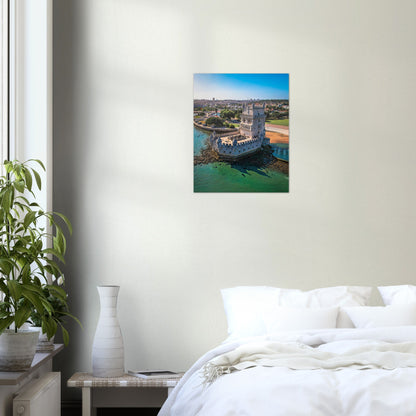 Lisbon Torre de Belém Paper Poster