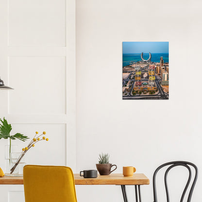 Qatar Marina Twin Towers Poster